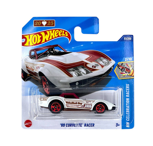 Hot Wheels - '69 Corvette Racer - HW Celebration Racers 2/10 - Scale 1/64 Approximately