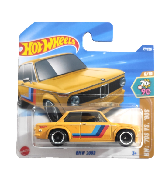 Hot Wheels - BMW 2002 Yellow - HW '70s VS '90s 5/10 - Scala 1/64 Circa