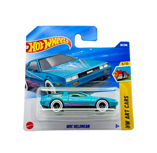 DMC Delorean - Hot Wheels - HW Art Cars 5/10 - Scale 1/64 Approximately