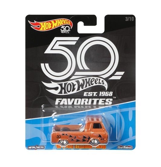 Hot Wheels Premium - 60'S Ford Econoline Pickup 50th AnniveRSary - Scale 1/64