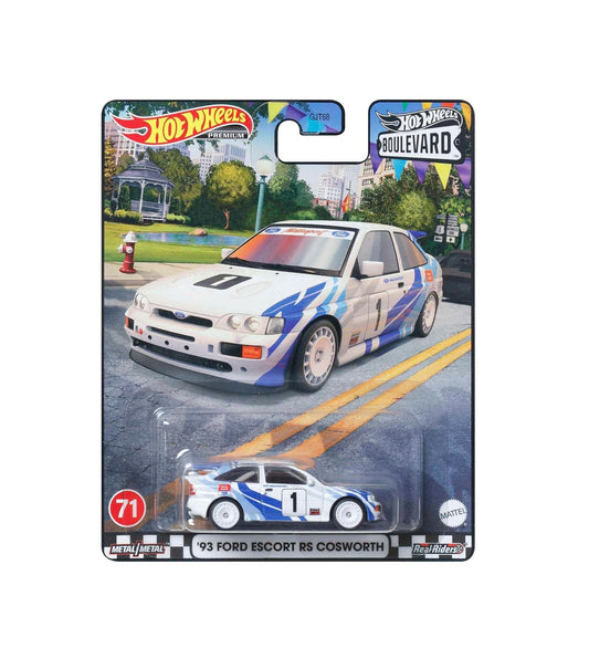 Hot Wheels Premium - '93 Ford Escort RS Cosworth #71 - Series Boulevard - Scala 1/64