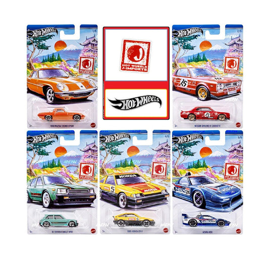 Hot Wheels J-Imports - Full Set - Scala 1/64 Circa