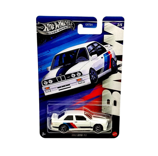 Hot Wheels - 1992 Bmw M3 - Silver Series - Scale 1/64