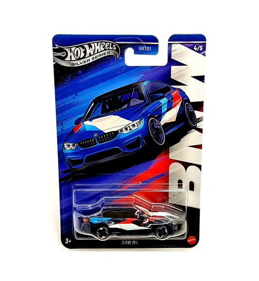 Hot Wheels - Bmw M4 - Silver Series - Scale 1/64