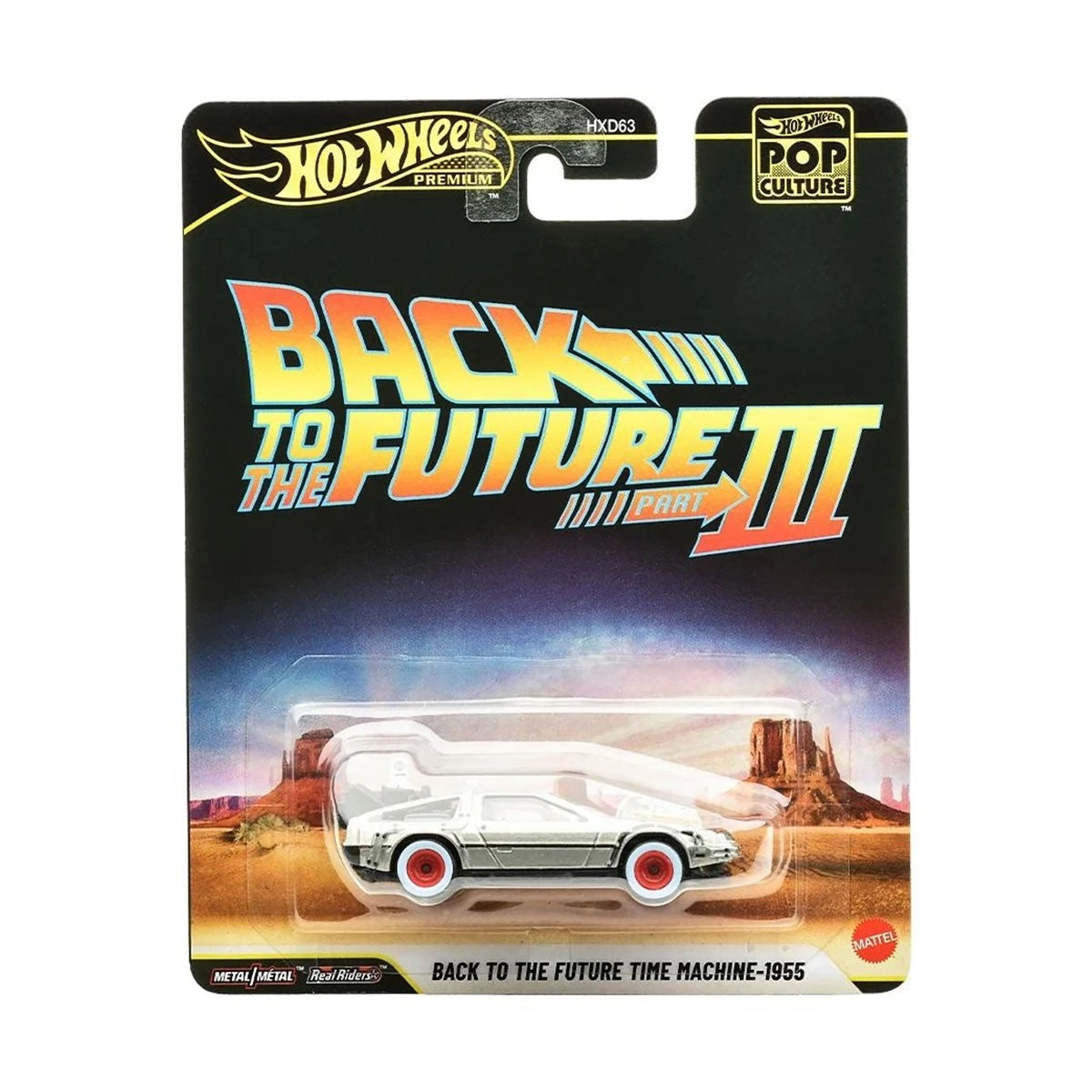 Hot Wheels Premium - Back To The Future Time Machine-1955 - Series Pop Culture - Scala 1/64