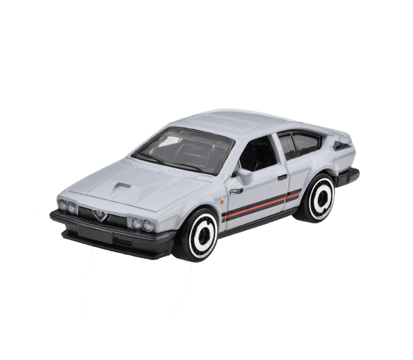 Hot Wheels - Alfa Romeo GV6 3.0 Grey - HW Factory Fresh 8/10 - Long Card - Scala 1/64 Circa