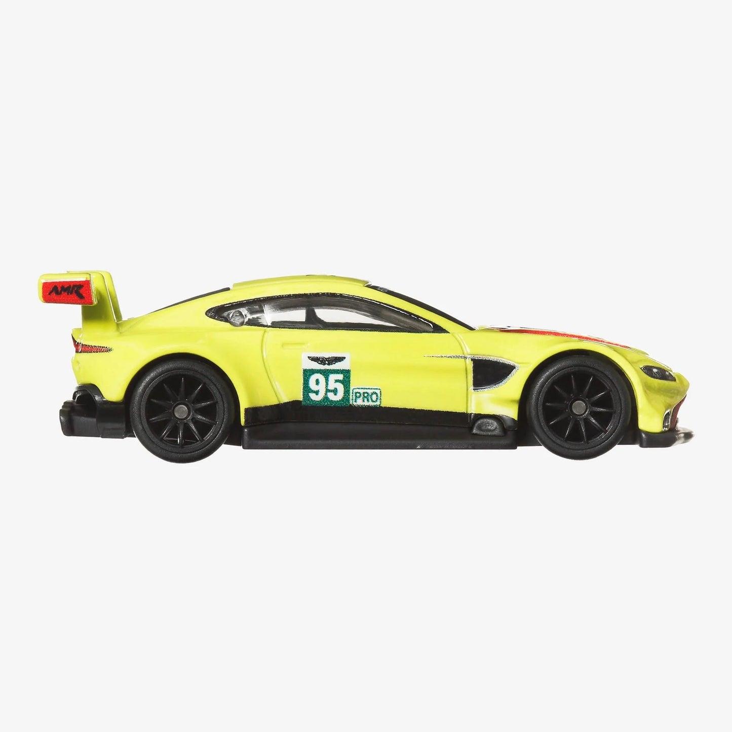 Hot Wheels Premium - Aston Martin Vantage GTE #95 Yellow - Series Car Culture Race Day - Scale 1/64