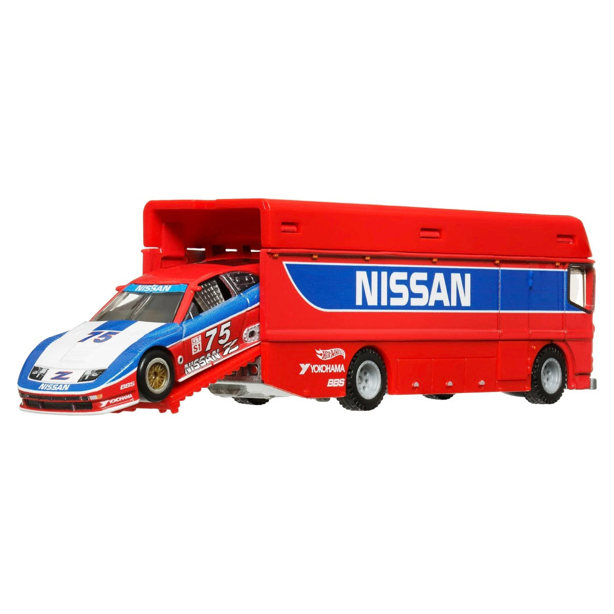 Hot Wheels Premium - ‘94 Nissan 300 ZX GTS and Euro Hauler - Series Car Culture Team Transport - Scala 1/64