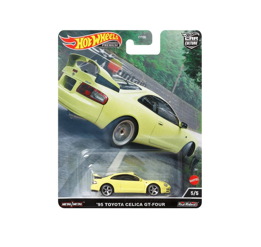 Hot Wheels Premium - '95 Toyota Celica GT-Four Yellow - Scala 1/64