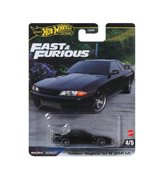 Hot Wheels Premium - Nissan Skyline GT-R (BNR32) Fast & Furious - Scala 1/64