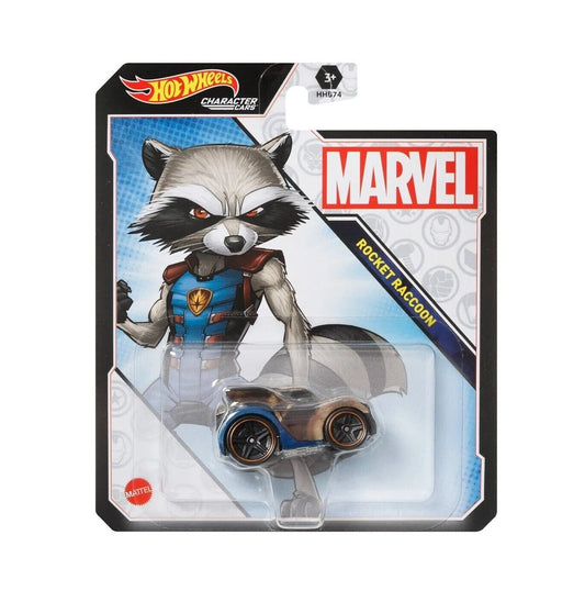 Hot Wheels - Rocket Raccoon Marvel Studios - HW Character Cars - Scale 1/64 Approx