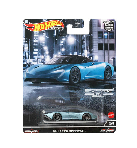 Hot Wheels Premium - McLaren Speetail - Series Exotic Envy - Scala 1/64