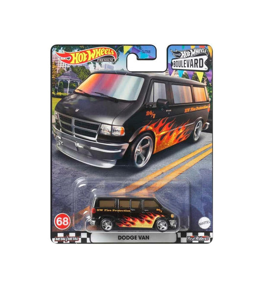 Hot Wheels Premium - Dodge Van #68 - Series Boulevard - Scala 1/64
