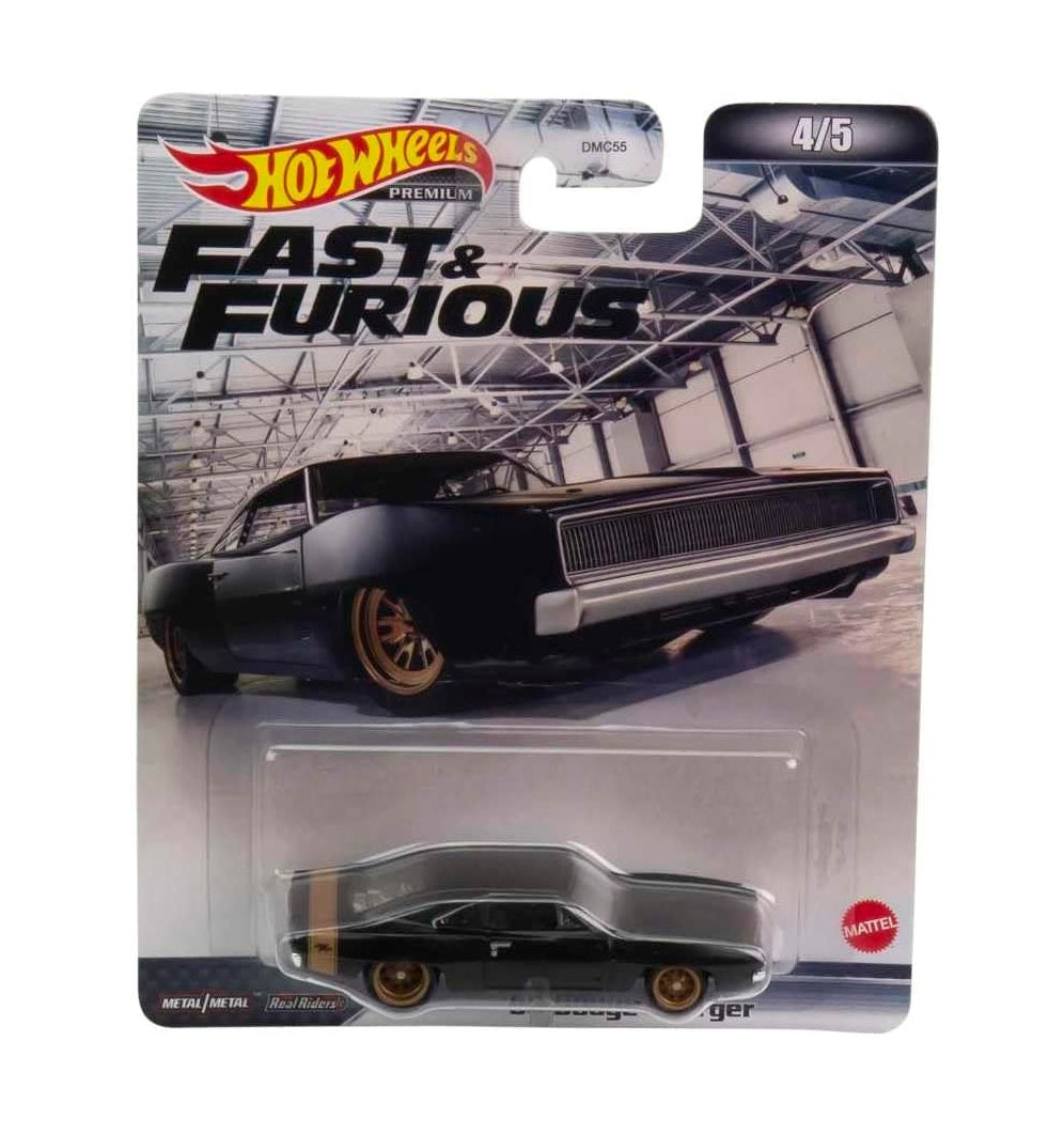 Hot Wheels Premium - '68 Dodge Charger Fast & Furious - Scala 1/64