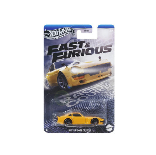 Hot Wheels - Datsun 240Z Custom Fast &amp; Furious - Silver Series - Scale 1/64