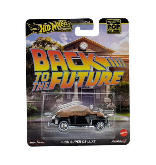 Hot Wheels Premium - Ford Super De Luxe Back To The Future Movie - Series Pop Culture - Scale 1/64