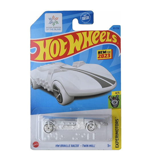 Hot Wheels - Braille Racer - Twin Mill - HW Experimotors 4/5 - Scale 1/64 Approximately