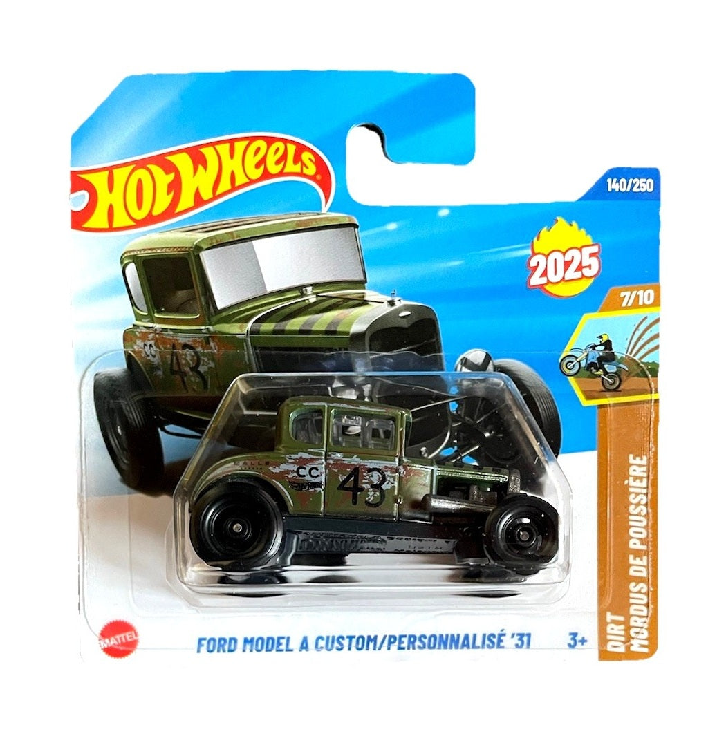 Ford Model A Custom '31 Verte - Hot Wheels - HW Dirt 7/10 - Échelle 1/64 environ