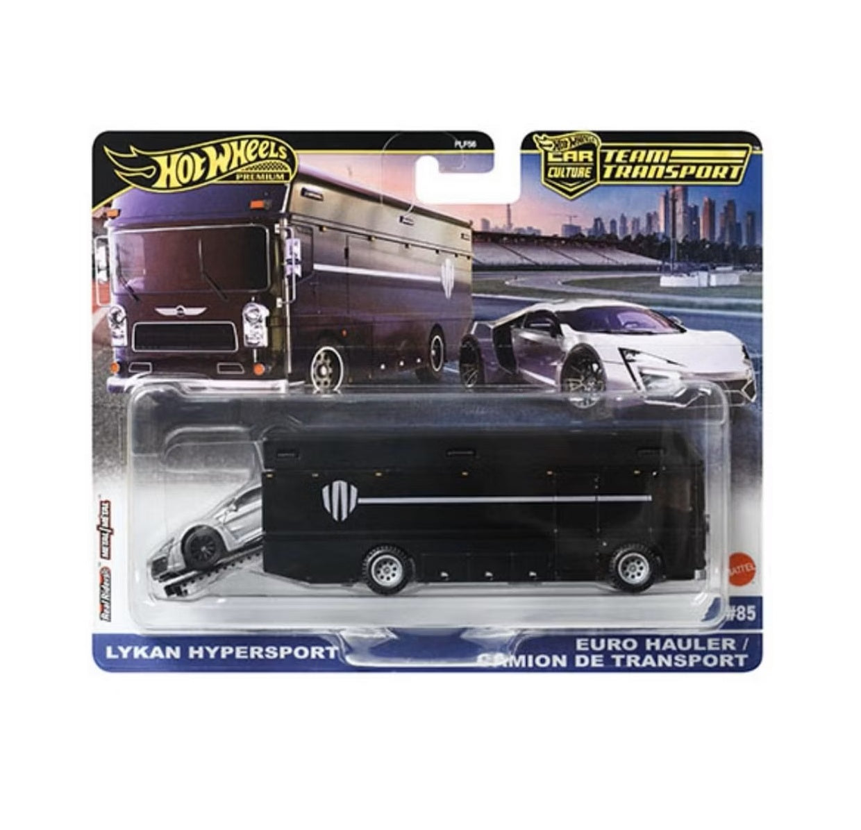 Hot Wheels Premium - Lykan Hypersport + Euro Hauler - Series Car Culture Team Transport - Hot Wheels Premium - Scale 1/64