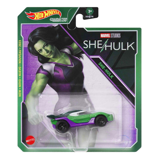 Hot Wheels - She Hulk Marvel Studios - HW Character Cars - Scale 1/64 Approx