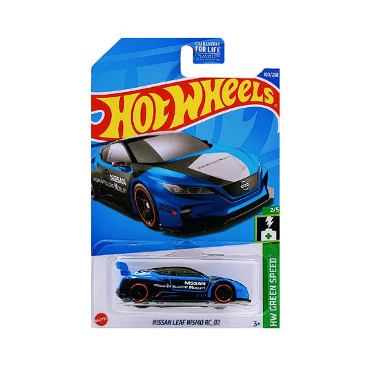 Hot Wheels - Nissan Leaf Nismo RC_02 - HW Green Speed 2/5 - Scale 1/64 Approximately