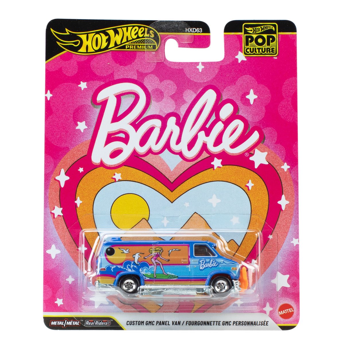 Hot Wheels Premium - Barbie Custom GMC Panel Van - Series Pop Culture - Scala 1/64