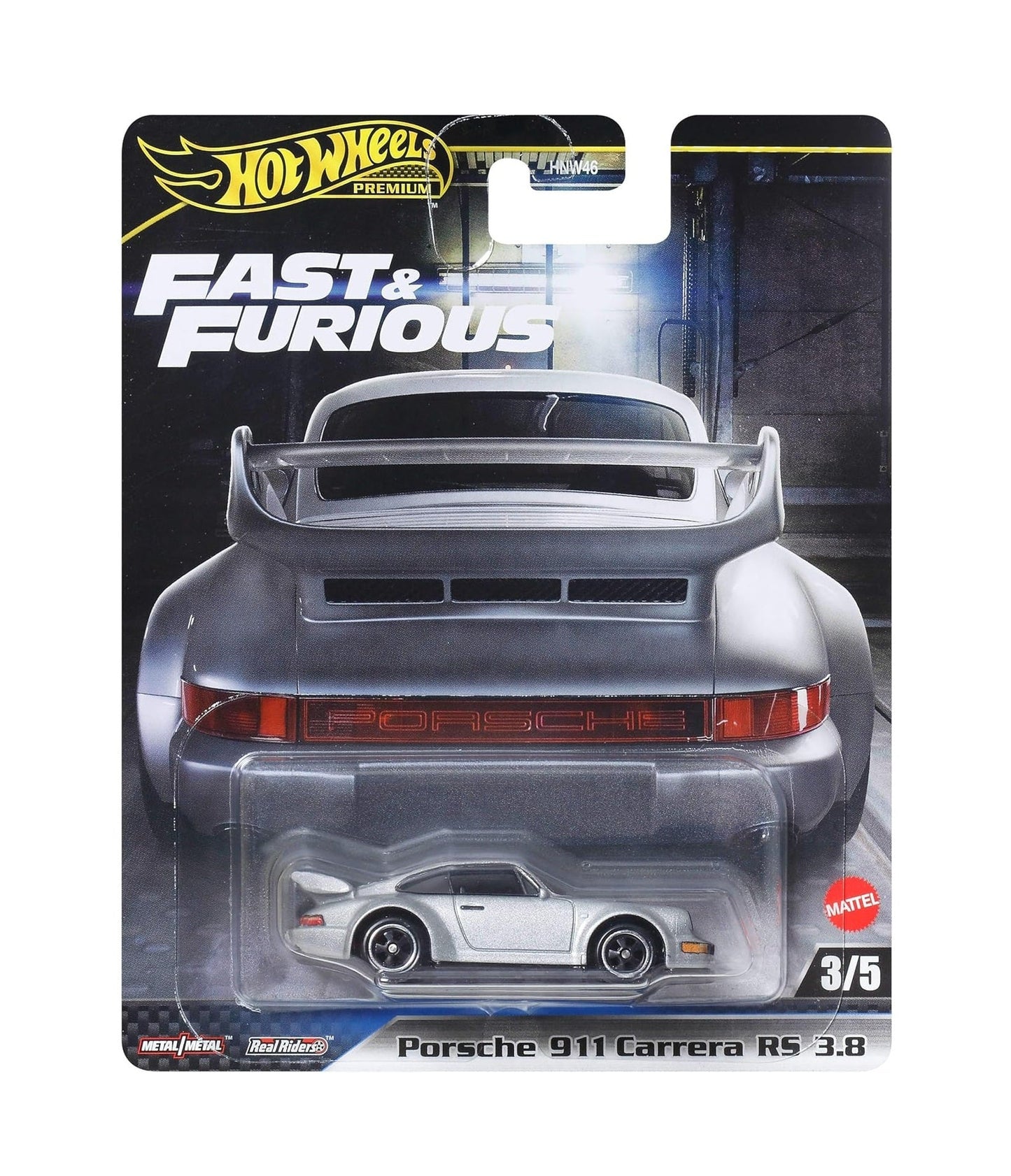 Hot Wheels Premium - Porsche 911 Carrera RS 3.8 Fast & Furious - Scala 1/64