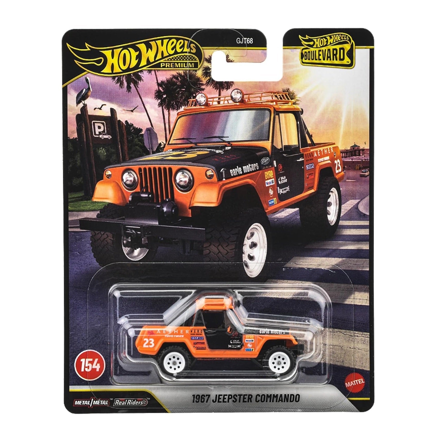 Hot Wheels Premium - 1967 Jeepster Commando #154 Boulevard Series