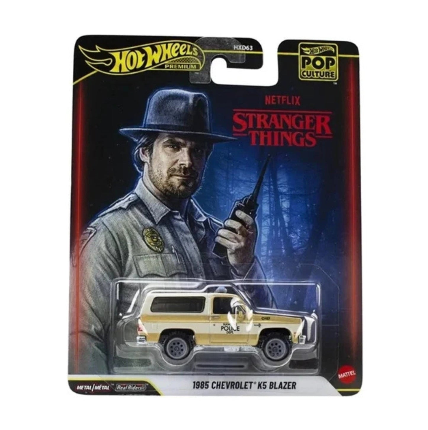Hot Wheels Premium - 1985 Chevrolet K5 Blazer Stranger Things - Scala 1/64