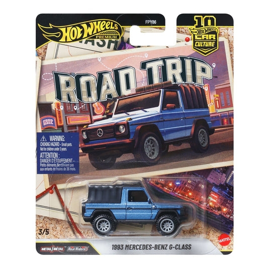 Hot Wheels Premium - 1993 Mercedes-Benz G-Class Road Trip Series - Scala 1/64