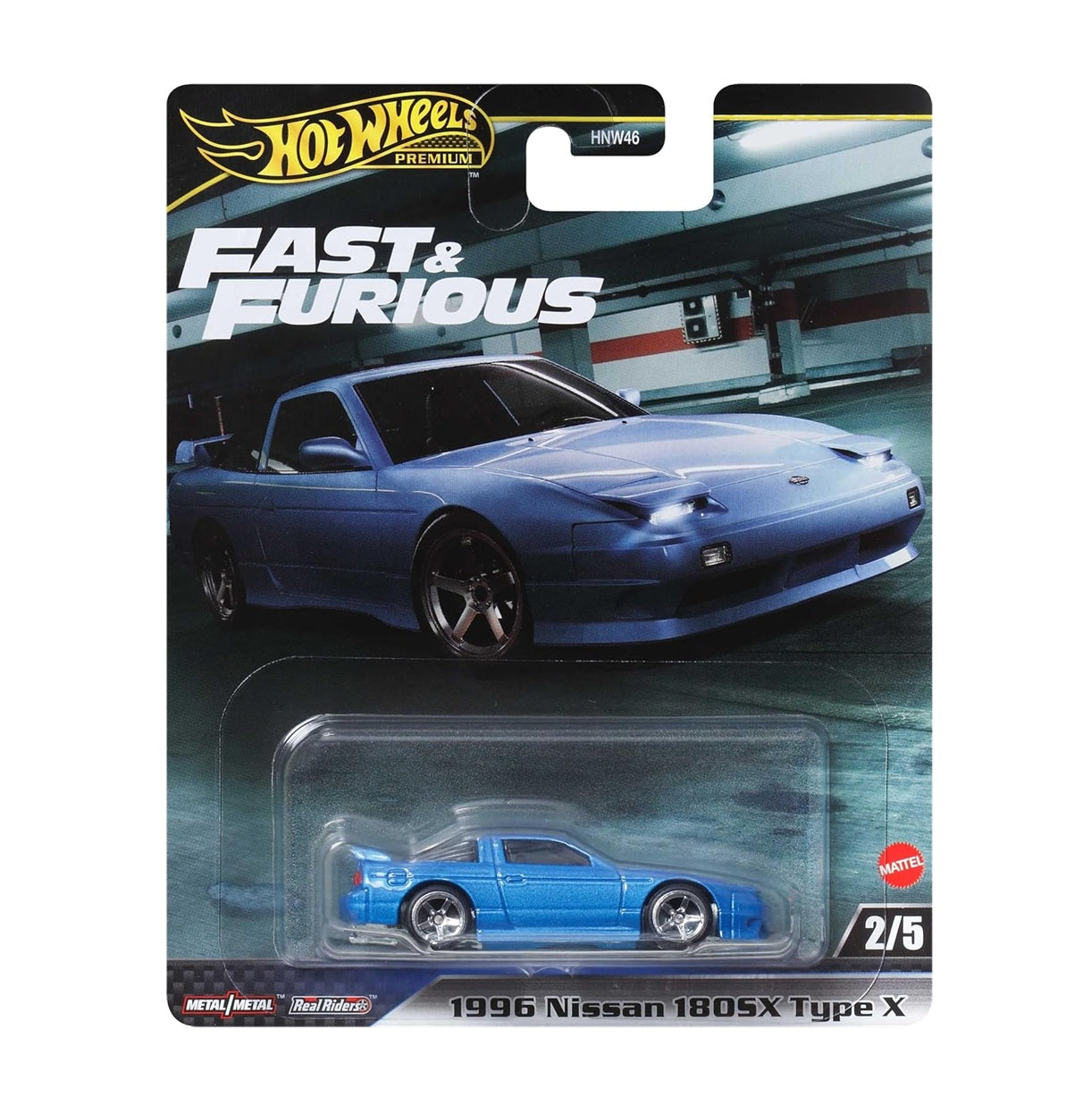 Hot Wheels Premium 1/64 Scale 1996 Nissan Fast & Furious Type