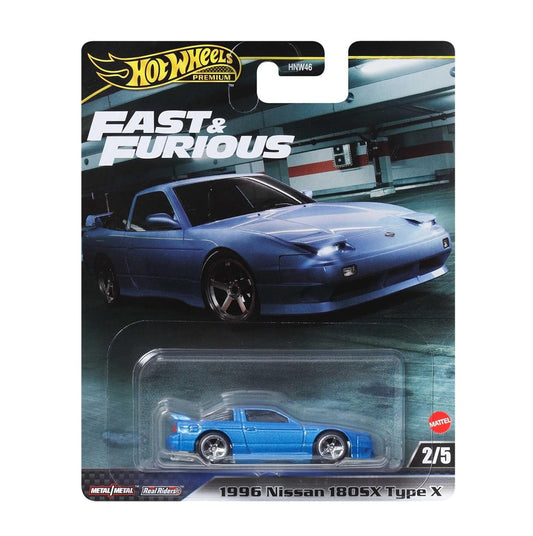 Hot Wheels Premium - 1996 Nissan 180SX Type X Fast & Furious - Scala 1/64