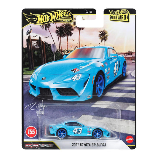 Hot Wheels Premium - 2021 Toyota GR Supra #155 Boulevard Series - Scala 1/64