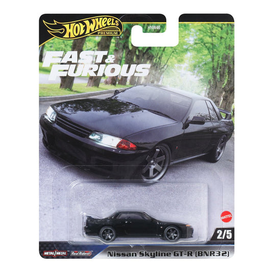 Hot Wheels Premium - Nissan Skyline GT-R (BNR32) Fast &amp; Furious - Scale 1/64