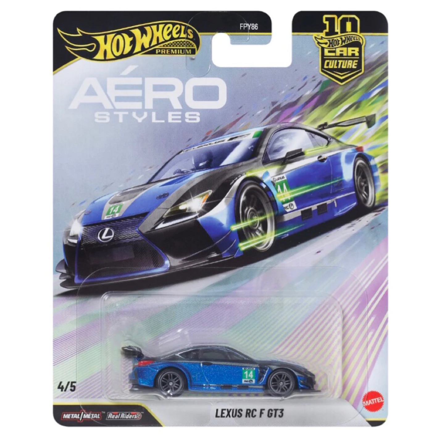 Hot Wheels Premium - Aero Styles Set of 5 Cars - Scala 1/64