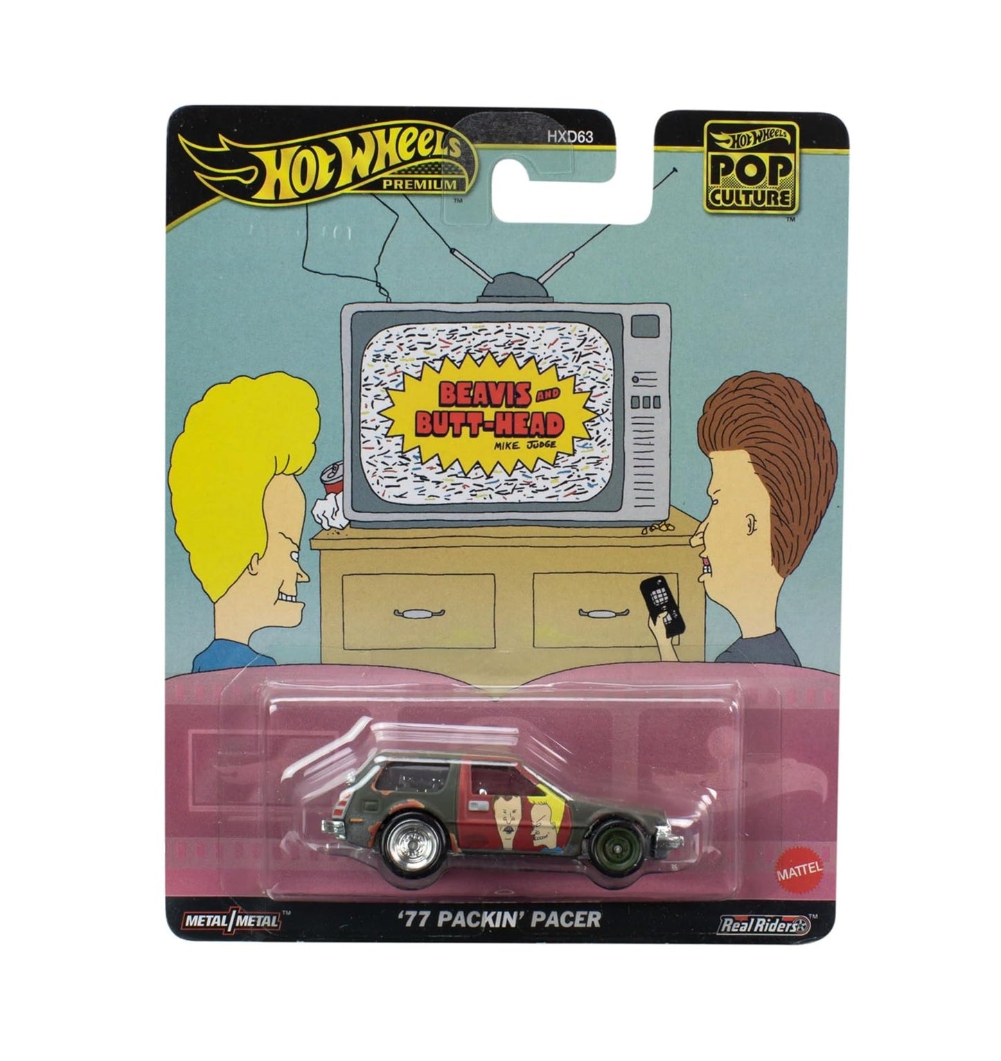Hot Wheels Premium - Beavis and Butthead '77 Packin Pacer - Scala 1/64