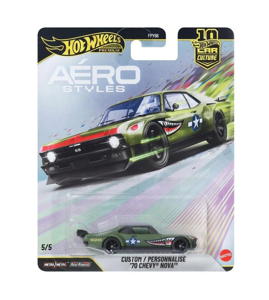 Hot Wheels Premium - Custom '70 Chevy Nova Aero Styles Series - Scala 1/64