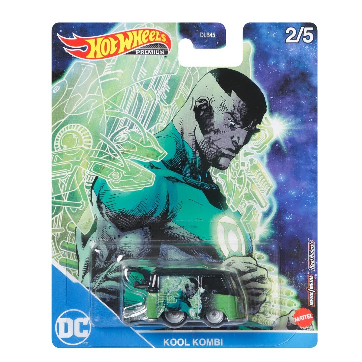 Hot Wheels Premium - DC Comics Green Lantern Kool Combi - 1/64 Scale