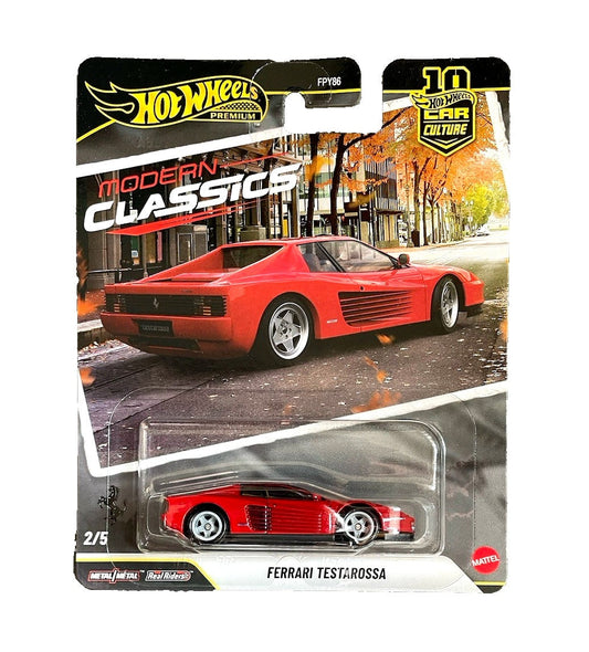 Hot Wheels Premium - Ferrari Testarossa Modern Classics Series - Scala 1/64