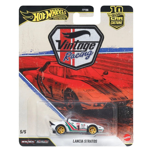 Hot Wheels Premium - Lancia Stratos Vintage Racing Series - Scala 1/64