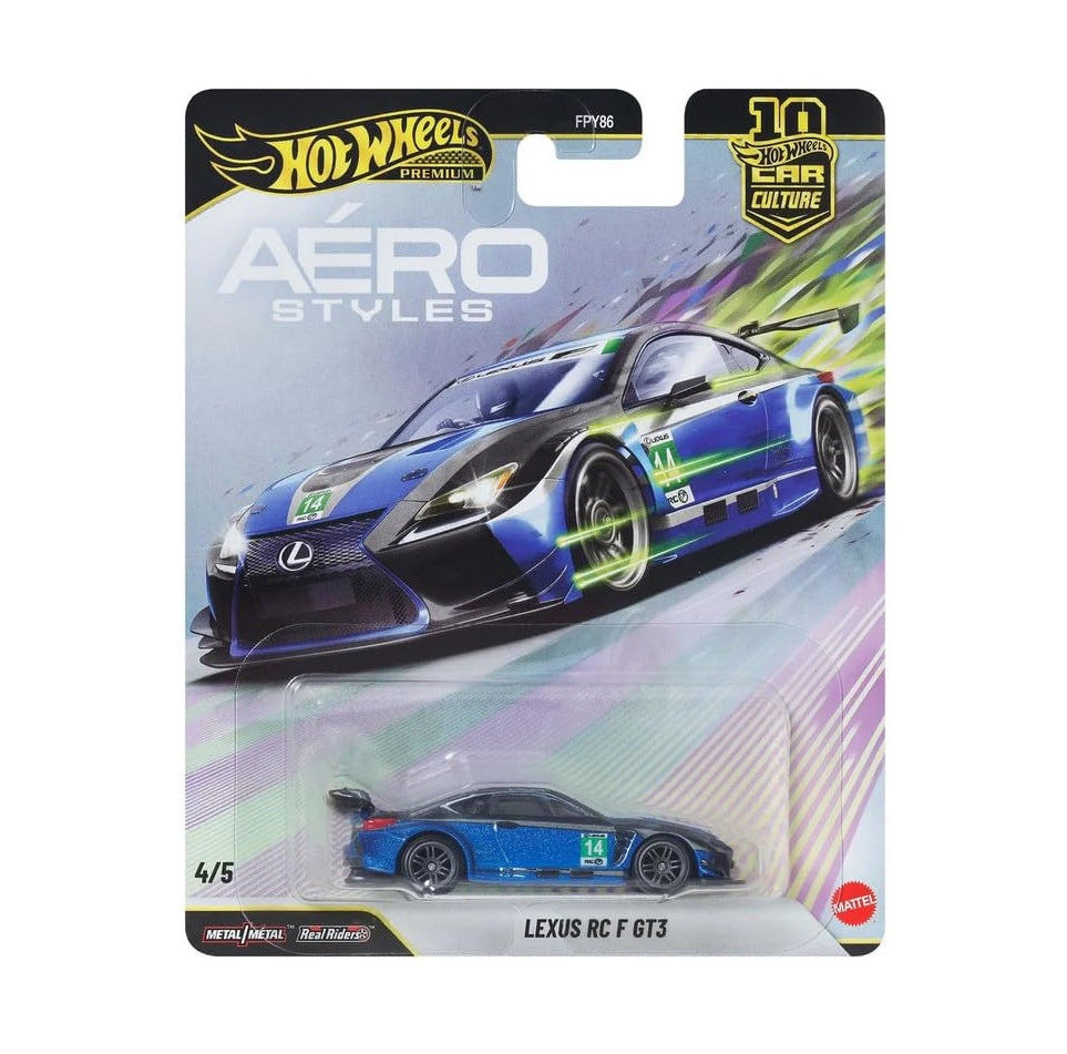 Hot Wheels Premium - Lexus RC F GT3 Aero Styles Series - Scala 1/64