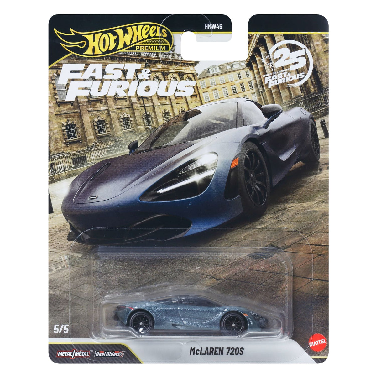 Hot Wheels Premium - McLaren 720S Fast & Furious 25th Anniversary - Scala 1/64