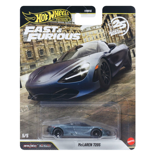 Hot Wheels Premium - McLaren 720S Fast & Furious 25th Anniversary - Scala 1/64