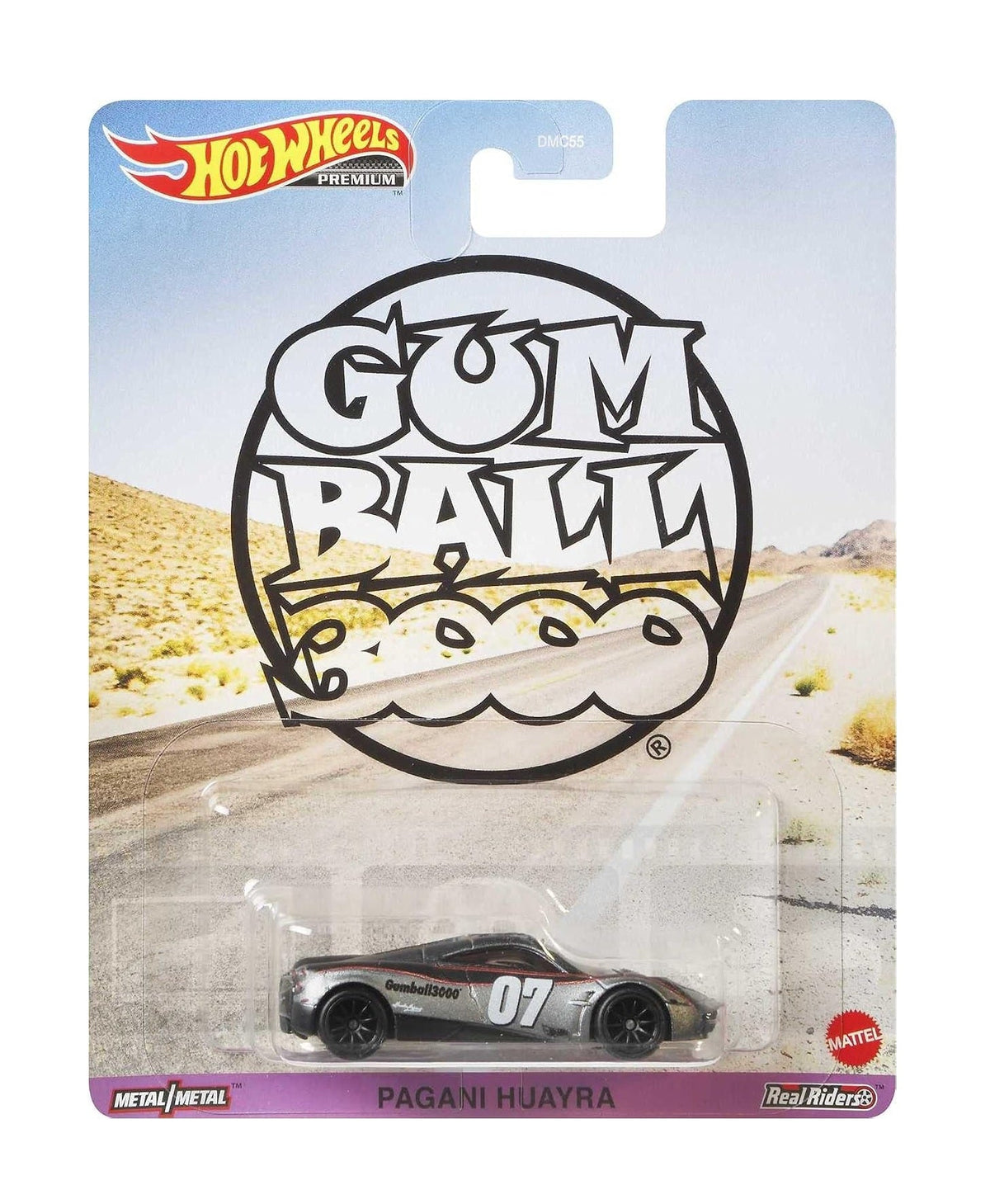 Hot Wheels Premium - Pagani Huayra - Gum Ball 3000 - 1/64 Scale