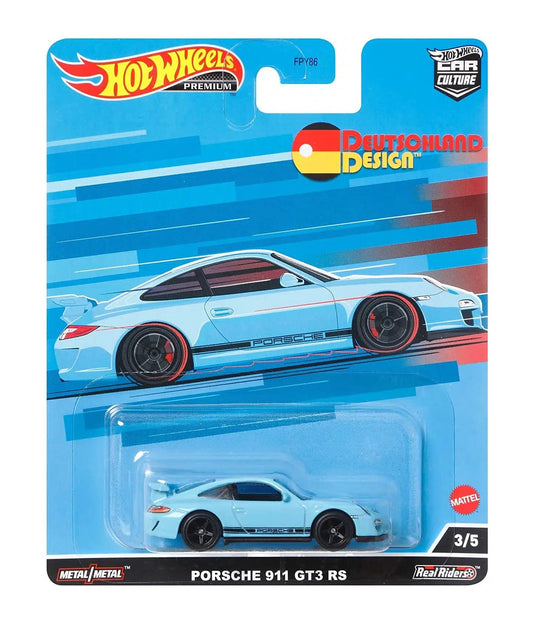 Hot Wheels Premium - Porsche 911 GT3 RS Deutschland Design  - Scala 1/64