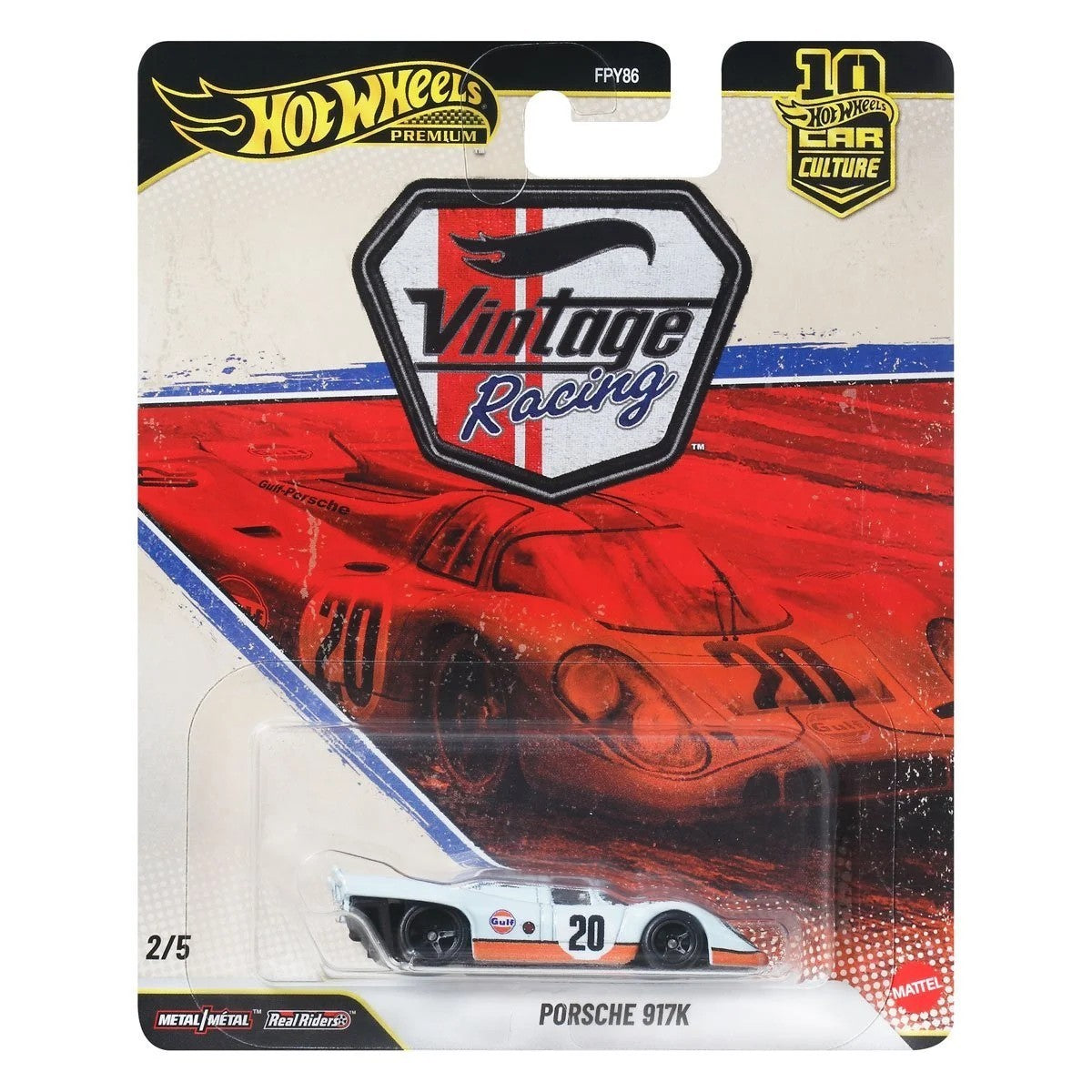 Hot Wheels Premium - Porsche 917K Vintage Racing Series - Scala 1/64