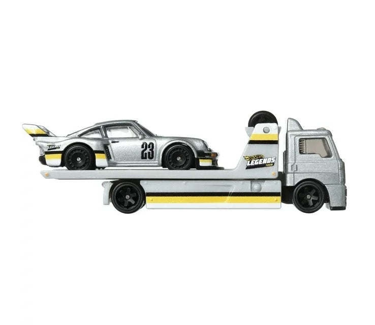 Hot Wheels Premium - Porsche 934.5 + Fleet Street - Series Car Culture Team Transport - Scala 1/64