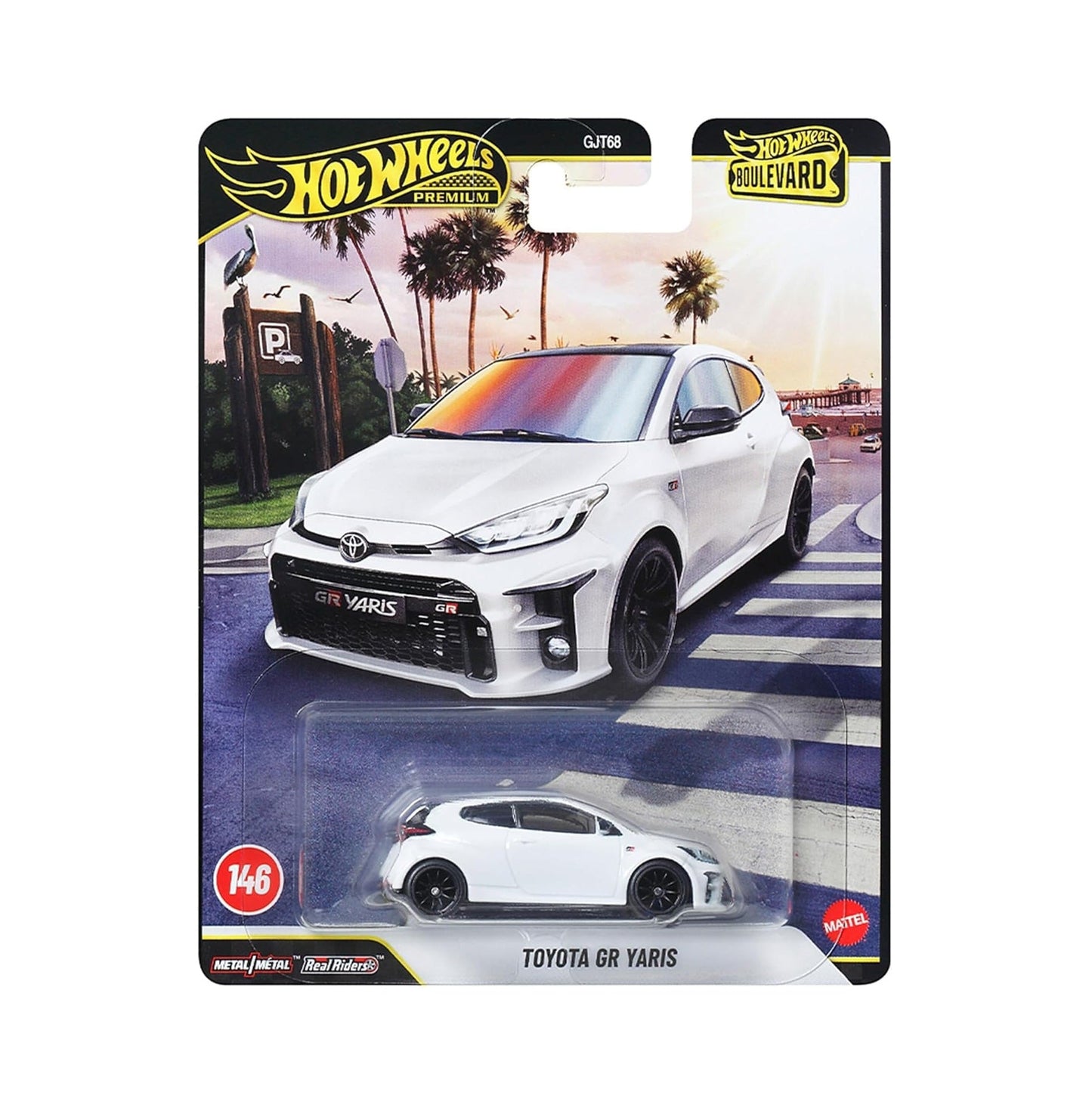 Hot Wheels Premium - Toyota GR Yaris #146 Boulevard Series - 1/64 Scale