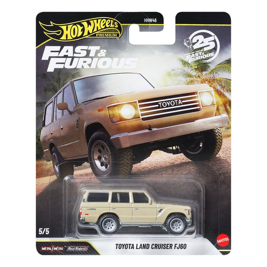 Hot Wheels Premium - Toyota Land Cruiser FJ60 Fast & Furious 25th Anniversary - Scala 1/64