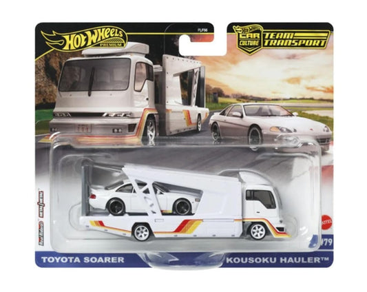 Hot Wheels Premium - Toyota Soarer + Kousoku Hauler - Series Car Culture Team Transport - Scala 1/64